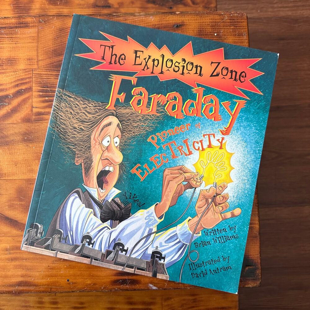 Vintage 2003 The Explosion Zone Faraday Pioneer Of Electricity Paperback Book